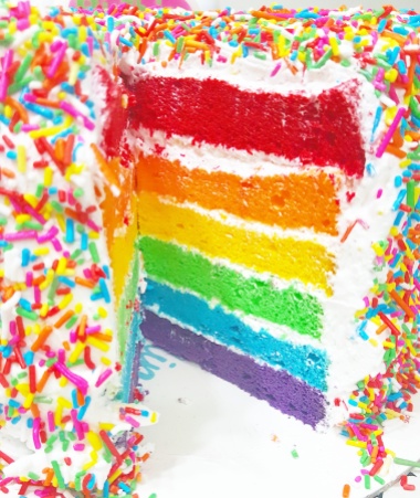 Rainbow Fiesta cake from Cupcakes by Sonja